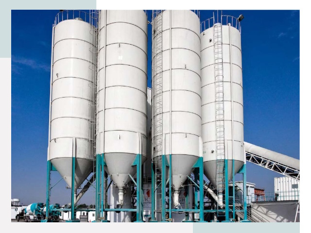 Строительство цементных силосов в Кыштыме