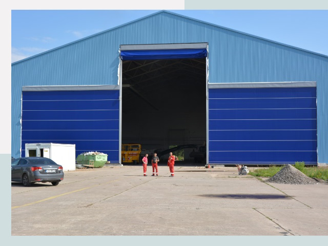 Ангарные ворота в Кыштым от СтальСтрой-Кшт по цене 623 руб.